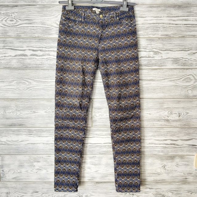 H&M wzorzyste spodnie (A)