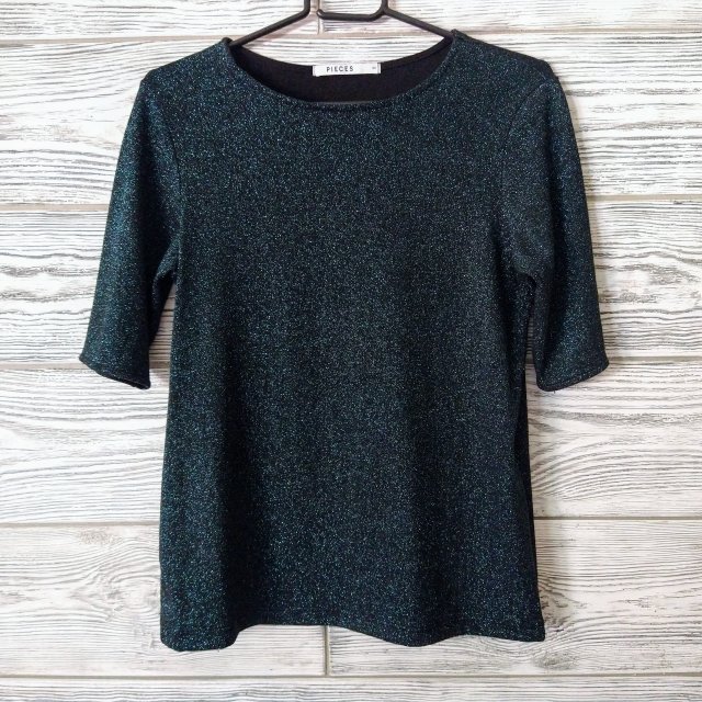 Pieces błyszcząca bluzka (Vs, A)