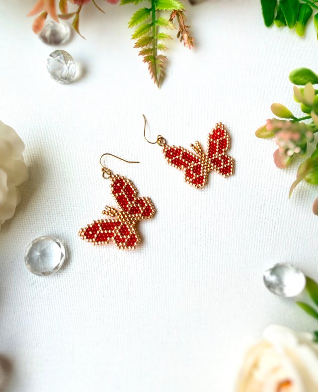 Kolczyki Efekt Motyla