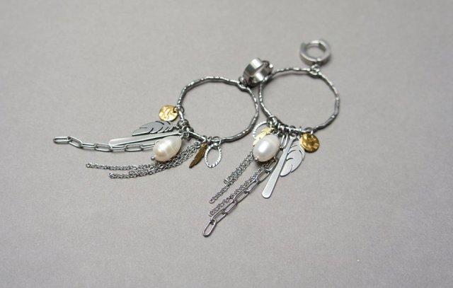 Alloys Collection -circle /boho/ - kolczyki