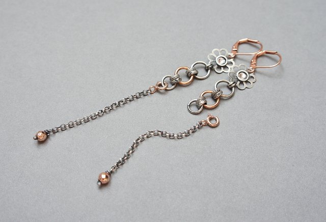 Chain /flower/ vol.8 - kolczyki