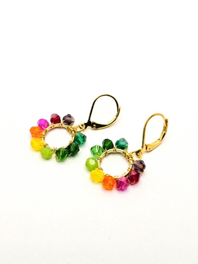 Wiszące kolczyki koła 4