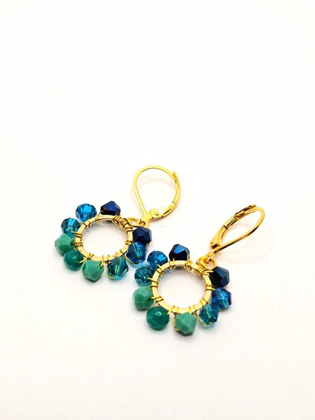 Wiszące kolczyki koła 6