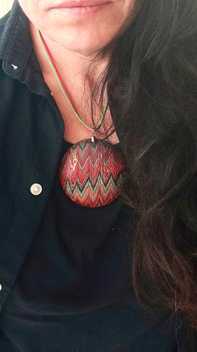 Naszyjnik / wisiorek handmade z gliny polimerowej