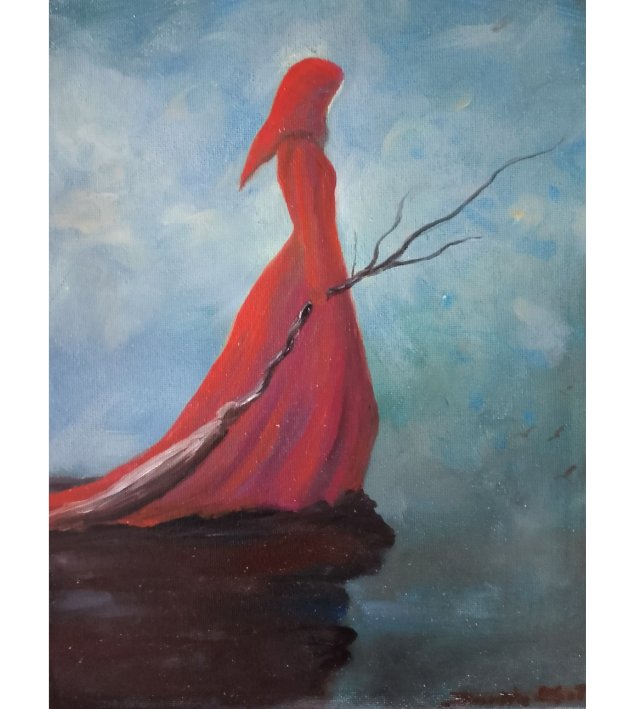 Allisandre, ręcznie malowany obraz olejny