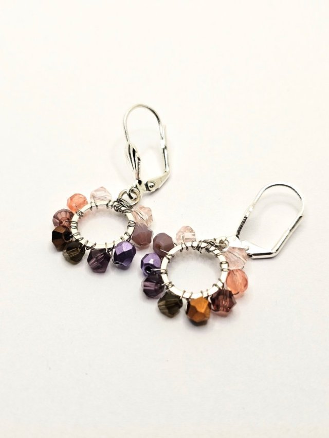 Wiszące kolczyki koła 13