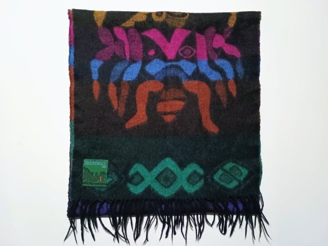 Wełniany szal Prochownick azteckie wzory