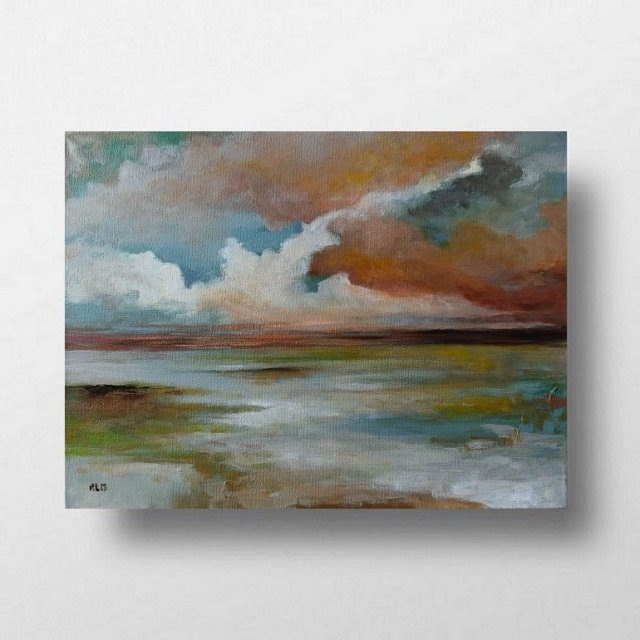 Pejzaż   - obraz akrylowy