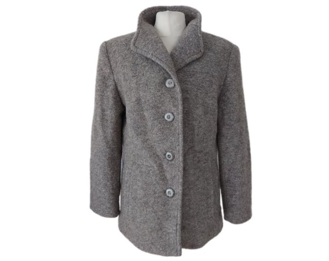 Wełniany ciepły żakiet