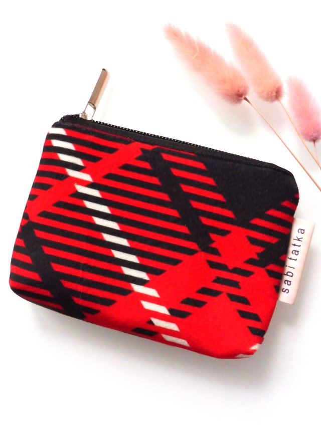 Welurowe etui na klucze Krata