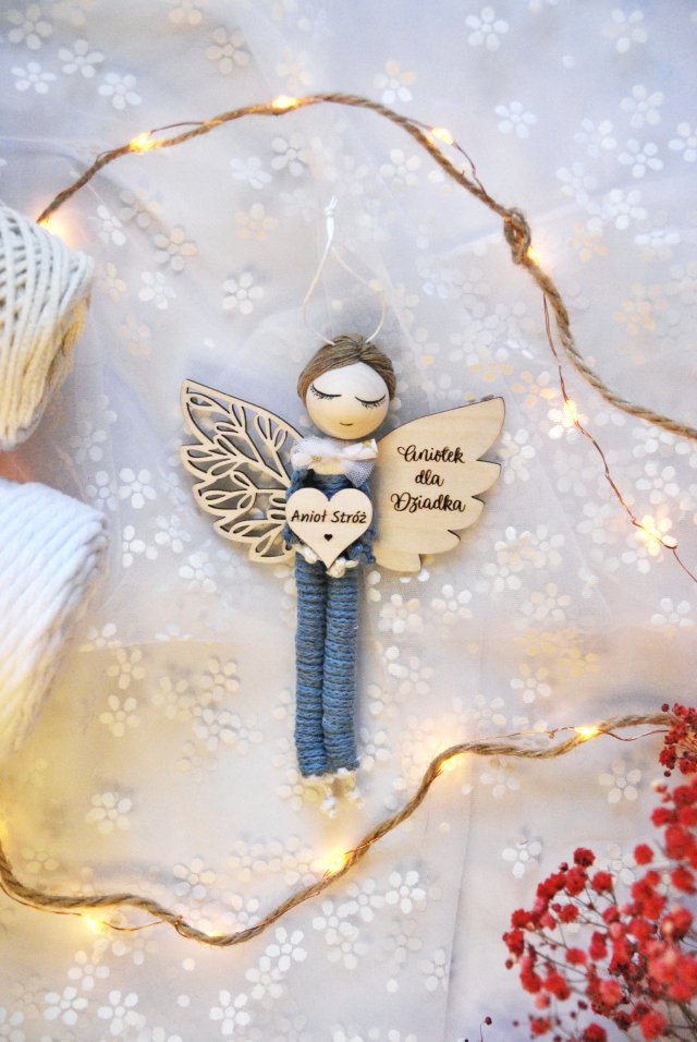 Aniołek dla dziadka - prezent na Dzień Dziadka