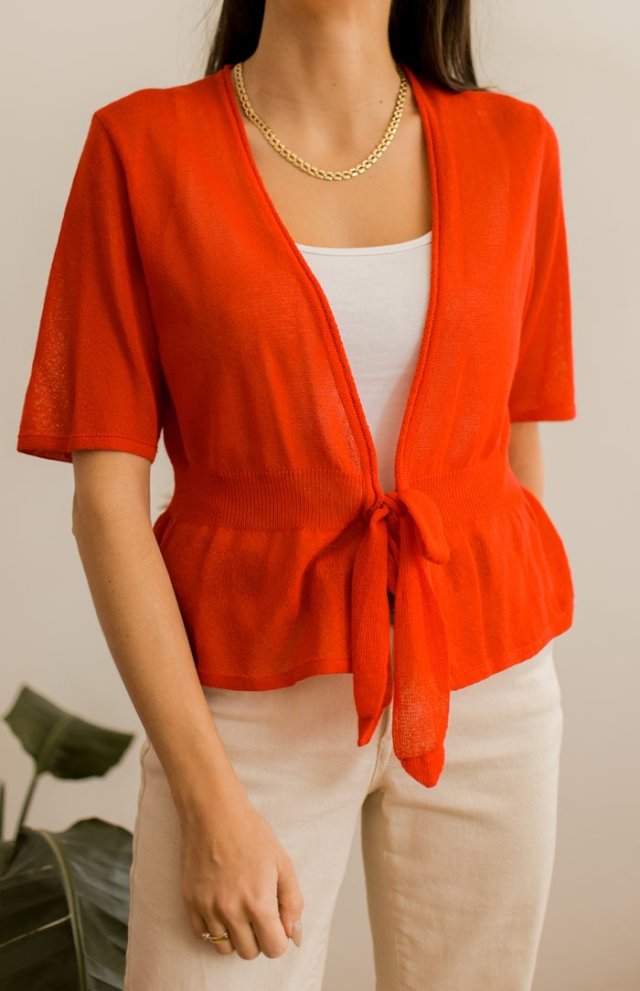 Czerwone bolerko 38/40