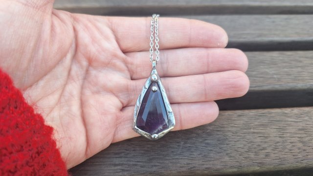 Ametyst - wisiorek