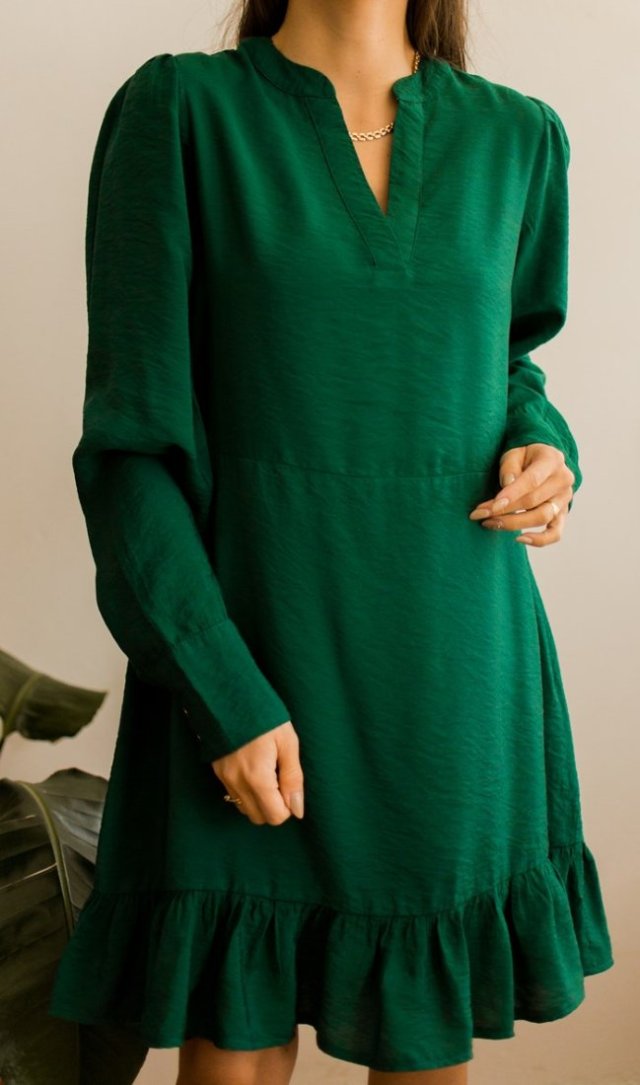 Butelkowa sukienka XS