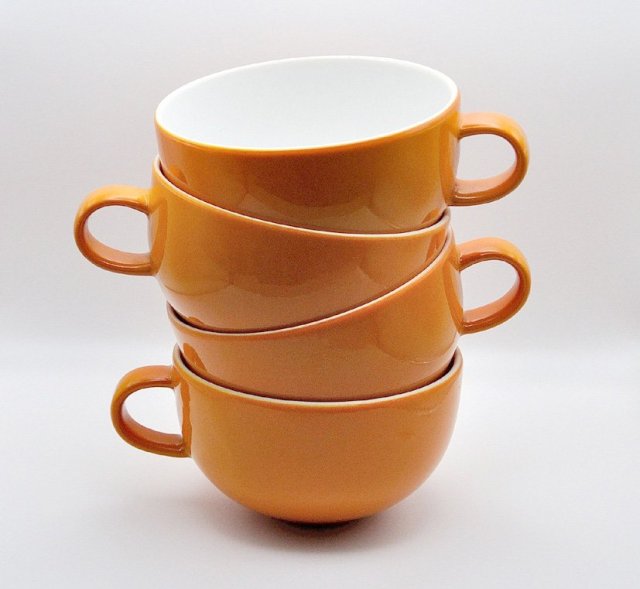 Komplet 4 ceramiczne filiżanki Tchibo 250 ml