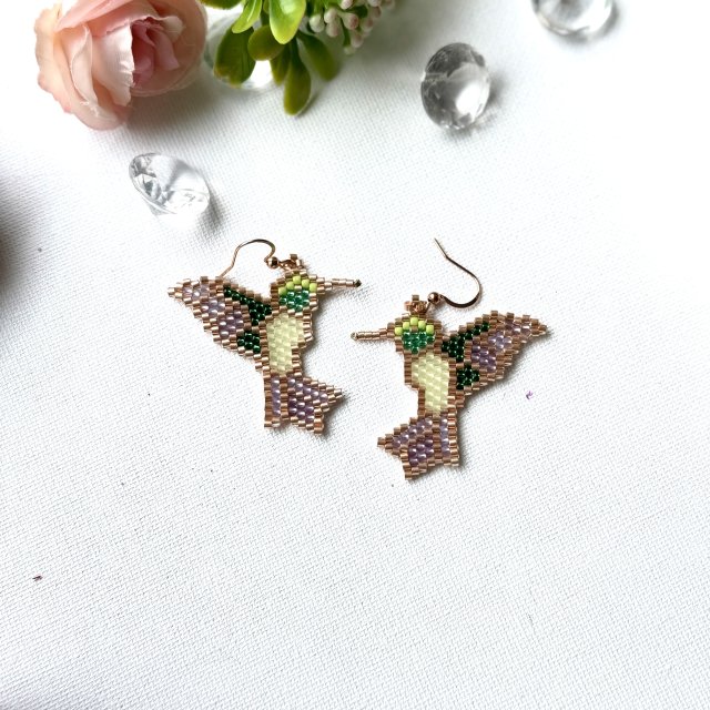 Kolczyki Magia Kolibra