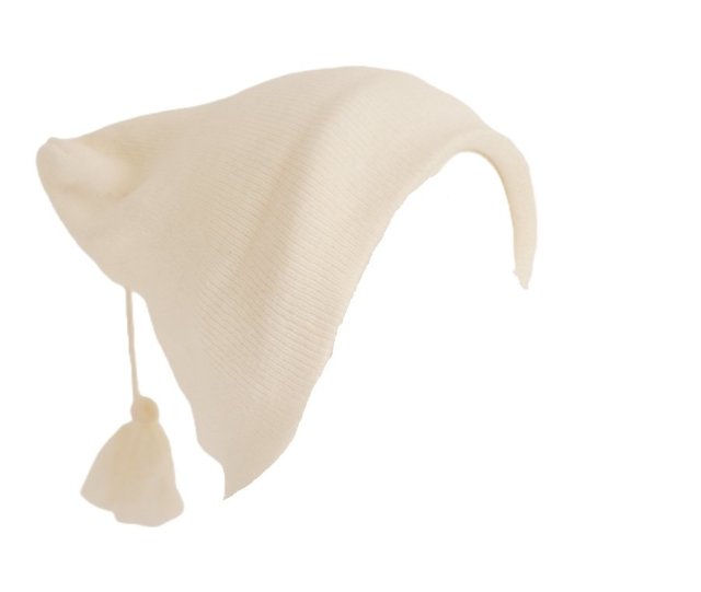 KREMOWA CZAPKA vintage Z CIEKAWYM DETALEM