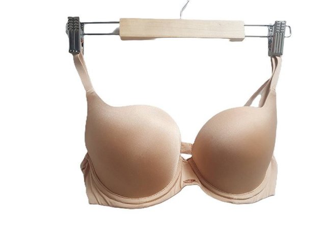 Biustonosz Gossard push up z fiszbinami nude 70 C usztywniany powiększający biust