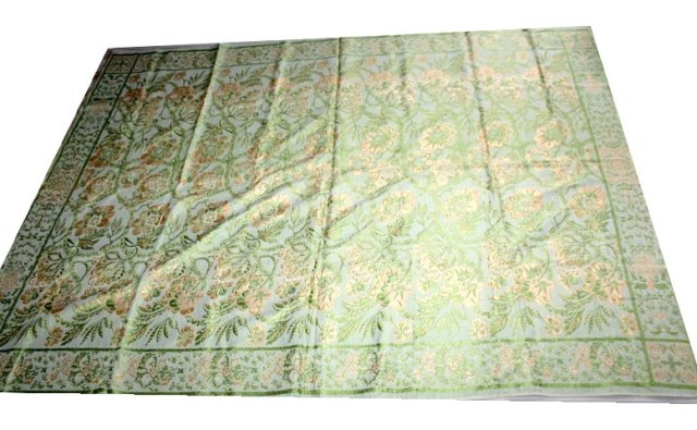 PIĘKNA STARA kapa narzuta  z połyskiem PRL 157x200cm