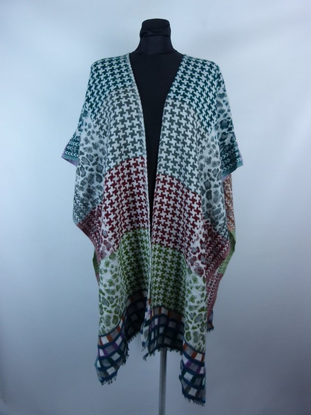 Ahujasons ponczo szal / size one