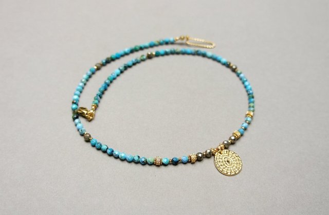 Opal niebieski vol. 2 /29.10.25/ choker - Szlachetna kolekcja