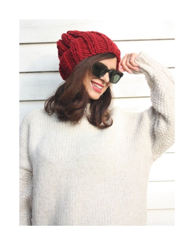 CZAPKA WEŁNA MERINO BULKY