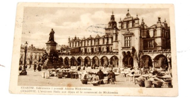 Pocztówka KRAKÓW 1932 sepia