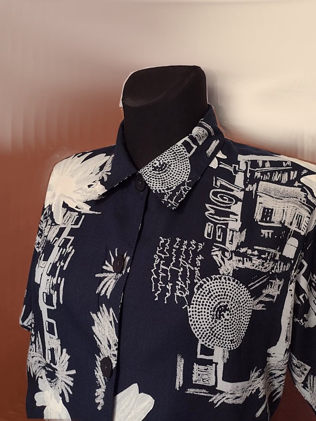 Retro bluzka - rozmiar 40