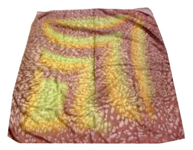 MUŚLINOWA apaszka chustka w barwach jesieni vintage