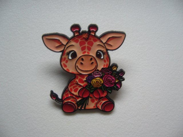 PIN PRZYPINKA BROSZKA ŻYRAFA