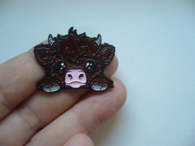 PIN PRZYPINKA BROSZKA KROWA KRÓWKA