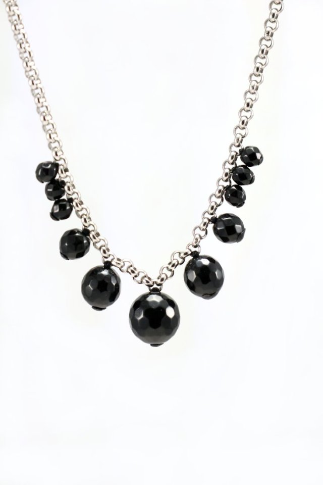 Minimalistyczny Naszyjnik z onyksem