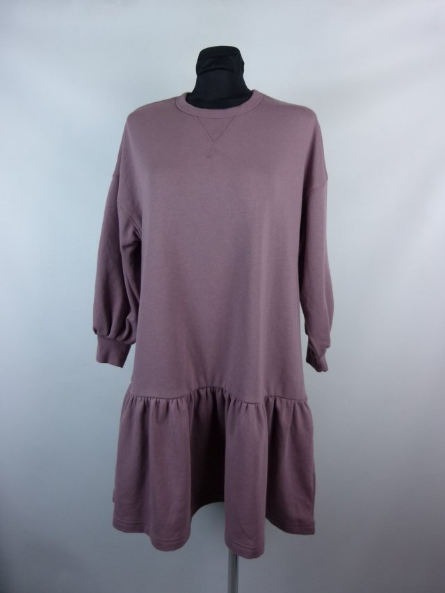 H&M luźna dresowa sukienka mini / S