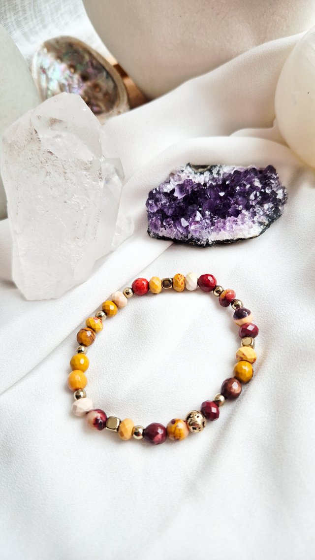 Bransoletka z kamieni naturalnych