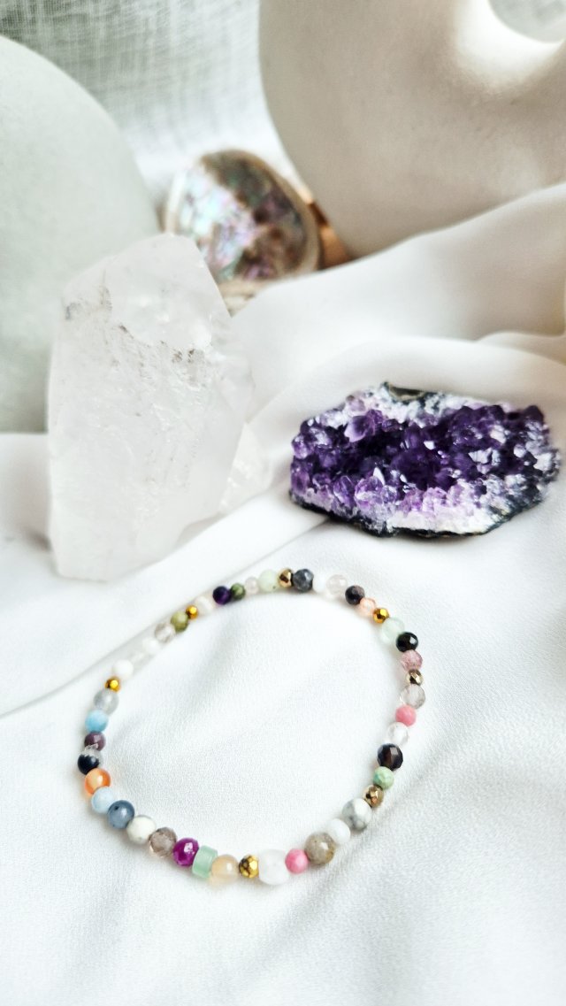 Bransoletka z naturalnych kamieni