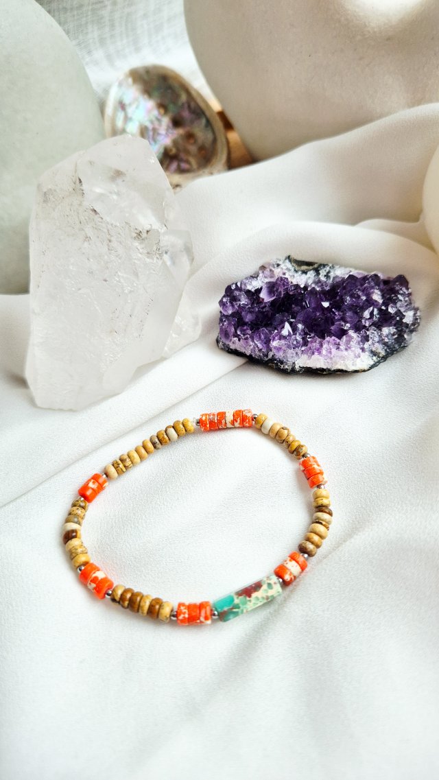 Bransoletka z jaspisów