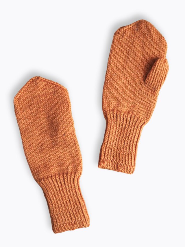 Ciepłe wełniane rękawiczki z jednym palcem wełna handmade rękawice