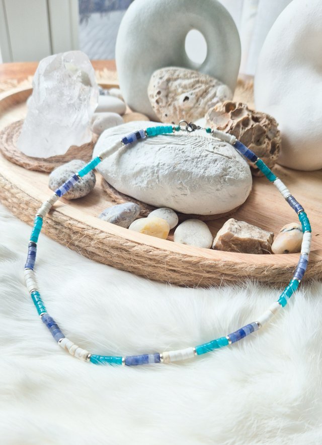 naszyjnik z naturalnych kamieni