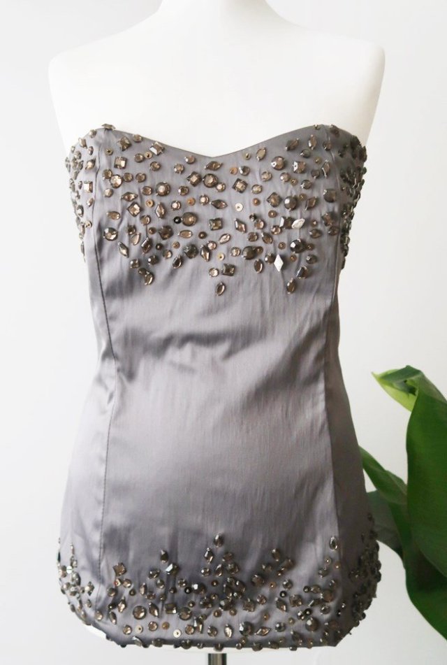 gorset z dżetami L/XL