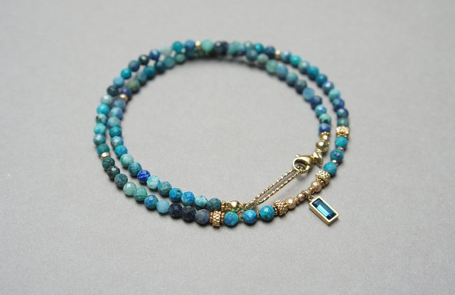 Chryzokola vol. 7 /choker/ 04.12.25 naszyjnik - Szlachetna kolekcja