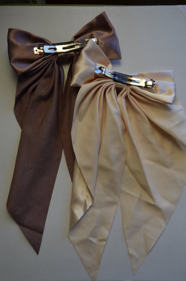 duże ozdobne spinki kokardy do włosów