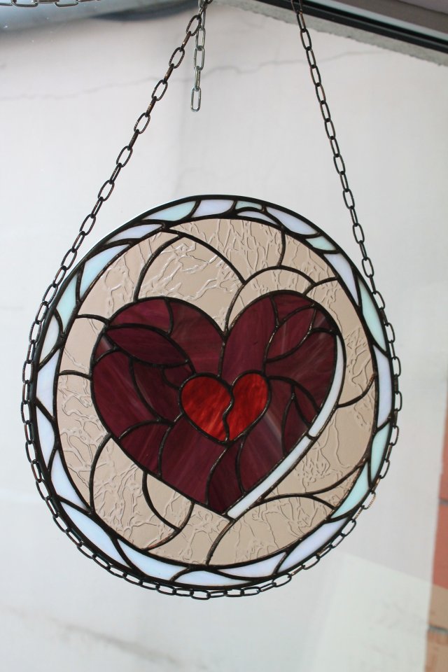 Serce Siła Relacji – panel witrażowy