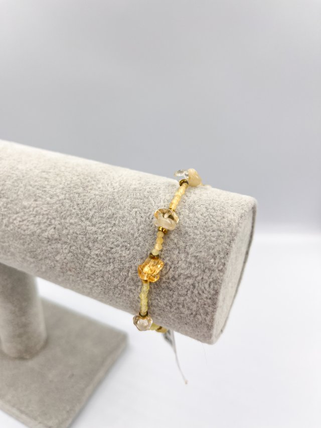 Bransoletka kocie oko & cytryn