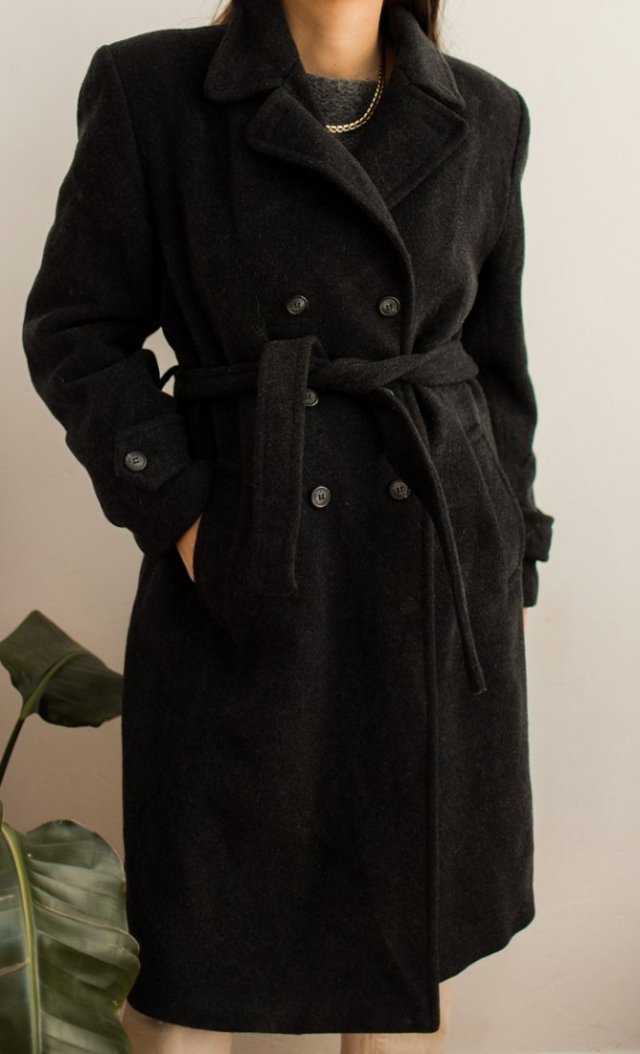 wełniany płaszcz A. Marciano Paris L