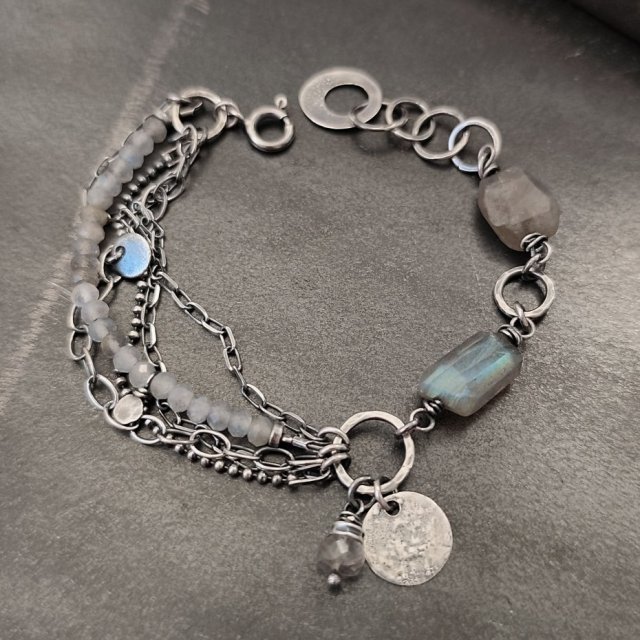 Bransoletka z labradorytem