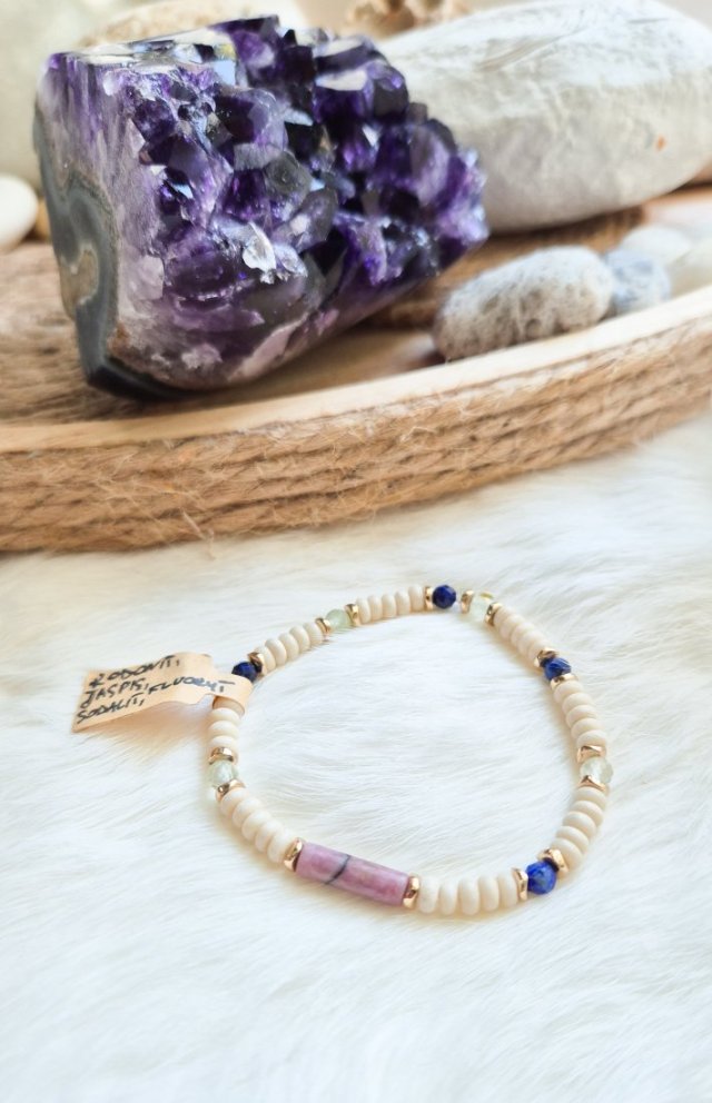 Bransoletka z kamieni naturalnych