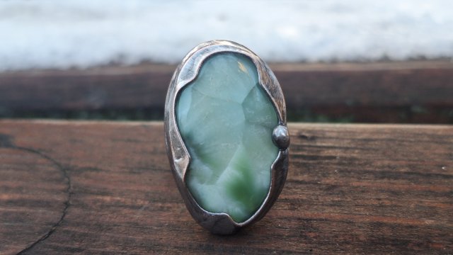 Hemimorfit - pierścionek regulowany