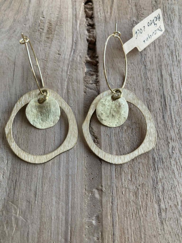 Kolczyki minimalistyczne rękodzieło