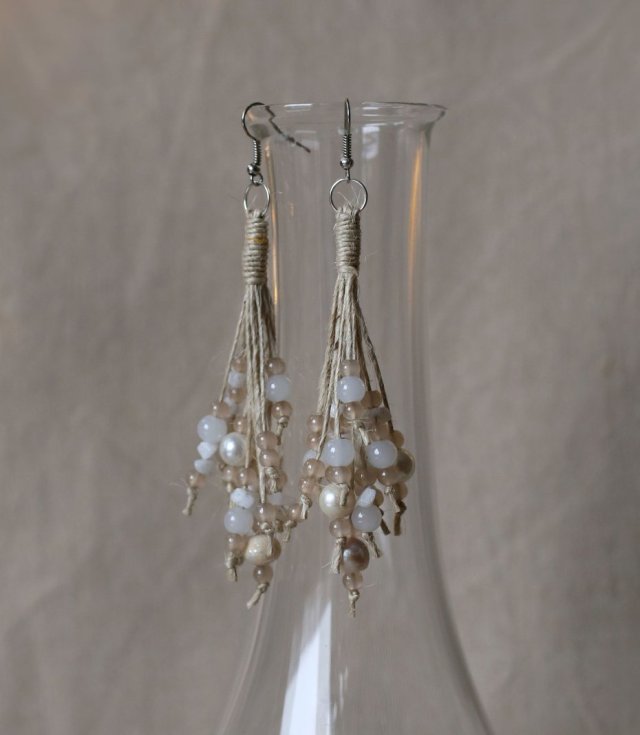 Kolczyki wiszące boho