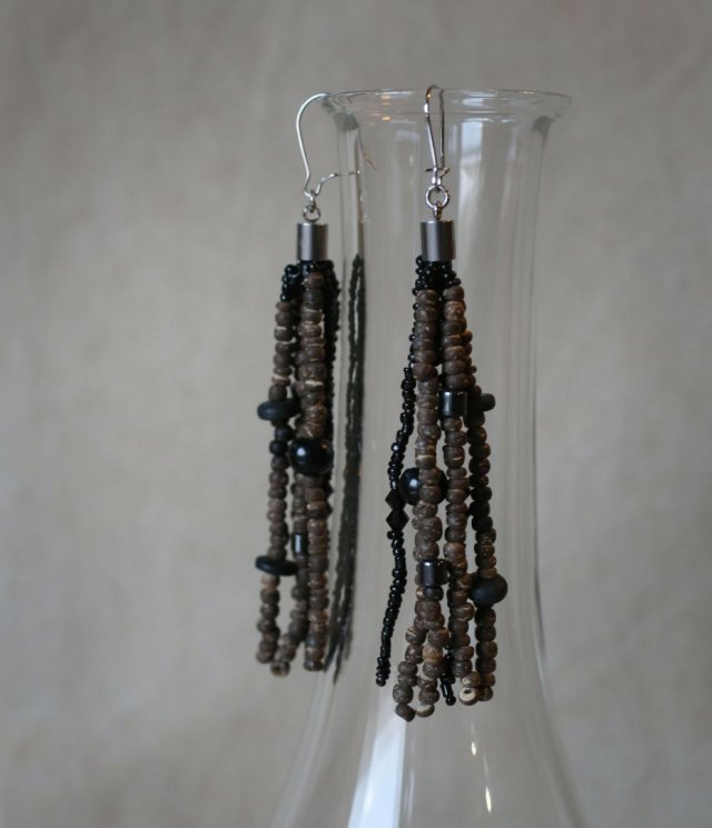 Kolczyki wiszące boho